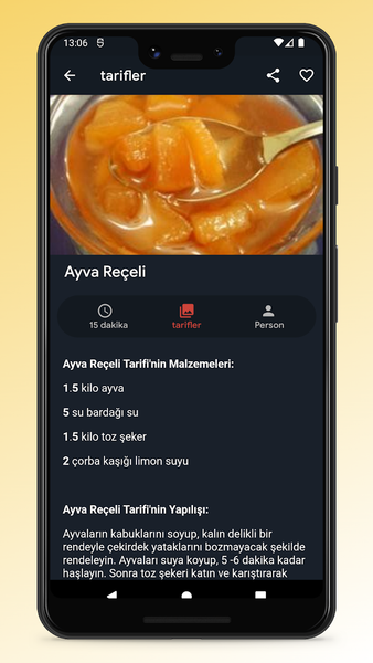 Turkish Food Recipes & Cooking - Image screenshot of android app