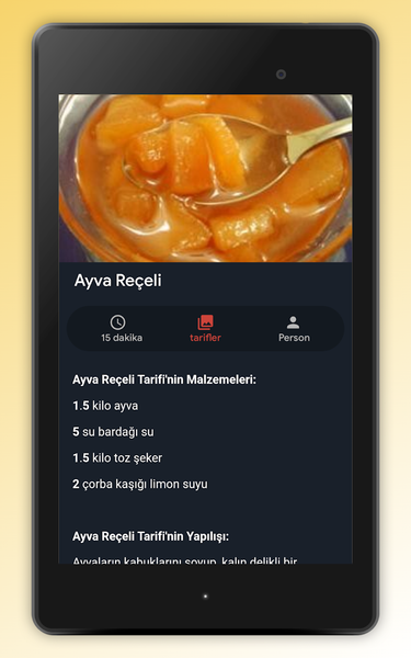 Turkish Food Recipes & Cooking - Image screenshot of android app