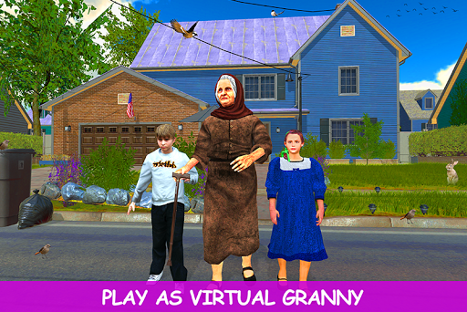 Virtual Grandma Happy life sim - عکس برنامه موبایلی اندروید