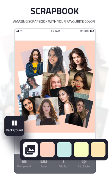 Family Photo Frame - Tree Grid - عکس برنامه موبایلی اندروید