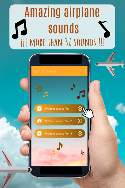 Airplane Sounds. - Image screenshot of android app