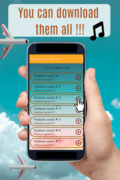 Airplane Sounds. - Image screenshot of android app