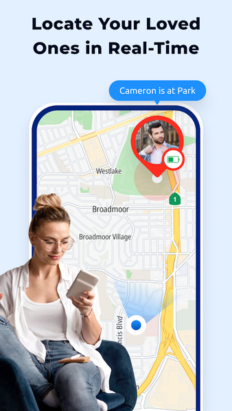 Phone Tracker, Family Location - Image screenshot of android app