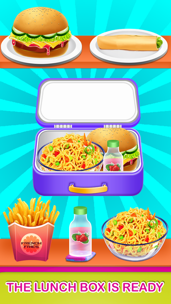 School lunchbox food recipe - عکس بازی موبایلی اندروید