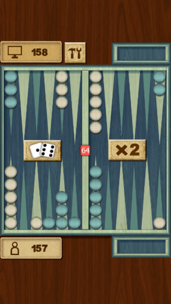 Backgammon Classic - Gameplay image of android game