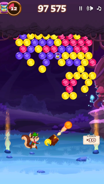 Bubble Woods - Gameplay image of android game