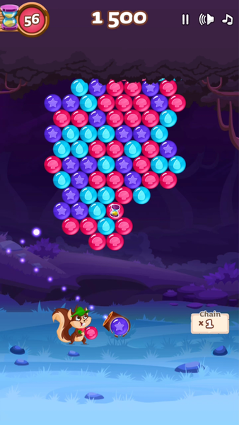 Bubble Woods - Gameplay image of android game