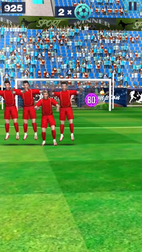 3D Freekick - The 3D Flick Football Game - Gameplay image of android game