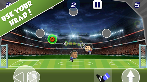 Soccer Heads 2017 - Free Football Game - Gameplay image of android game