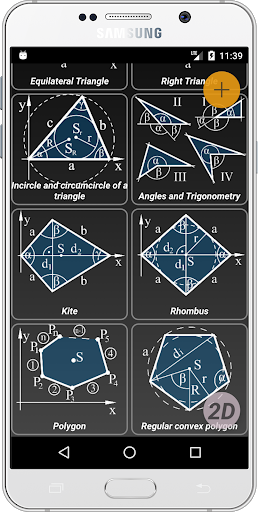 Geometryx: Geometry Calculator - عکس برنامه موبایلی اندروید