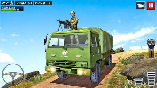 Offroad Army Truck Driving Game - عکس بازی موبایلی اندروید