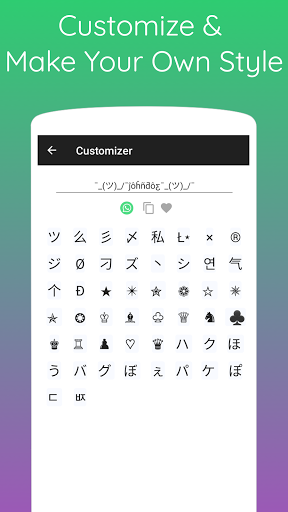 Nickname Generator & Symbols - Image screenshot of android app