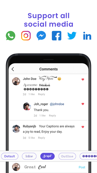 Fonts Keyboard - Stylish Fonts - Image screenshot of android app
