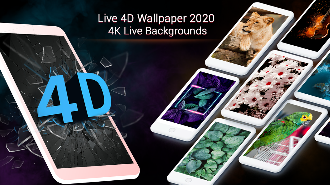 4K HD Wallpaper, 4D Background - عکس برنامه موبایلی اندروید