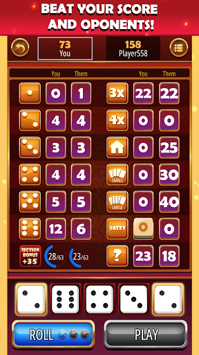 Yatzy: Dice Game Online - Image screenshot of android app