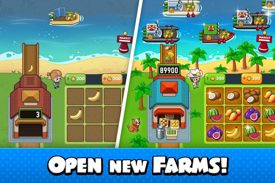 Idle Farm Tycoon - Merge Crops - عکس بازی موبایلی اندروید