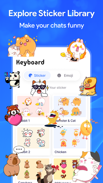 Cool & Fancy Keyboard Themes - عکس برنامه موبایلی اندروید