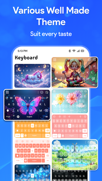 Cool & Fancy Keyboard Themes - عکس برنامه موبایلی اندروید