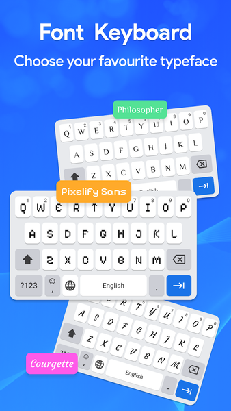 Cool & Fancy Keyboard Themes - عکس برنامه موبایلی اندروید