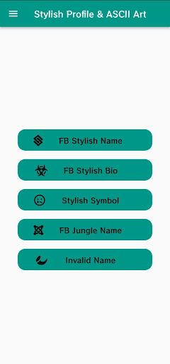 FB Stylish Profile Maker & ART - Image screenshot of android app