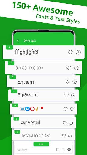 Fancy Text - Cool Fonts & Nickname Generator - Image screenshot of android app