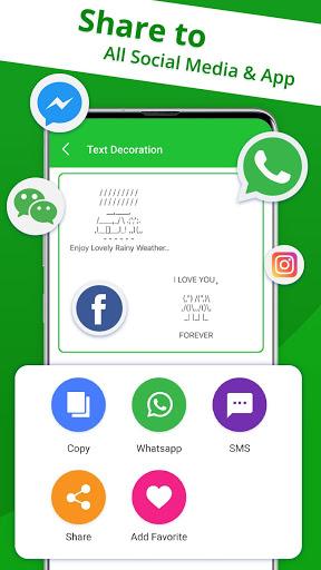 Fancy Text - Cool Fonts & Nickname Generator - عکس برنامه موبایلی اندروید
