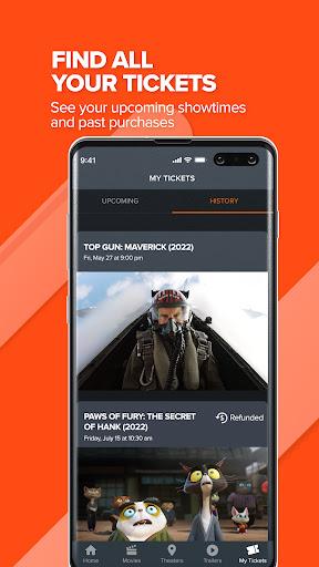 Fandango - Buy Movie Tickets - Image screenshot of android app