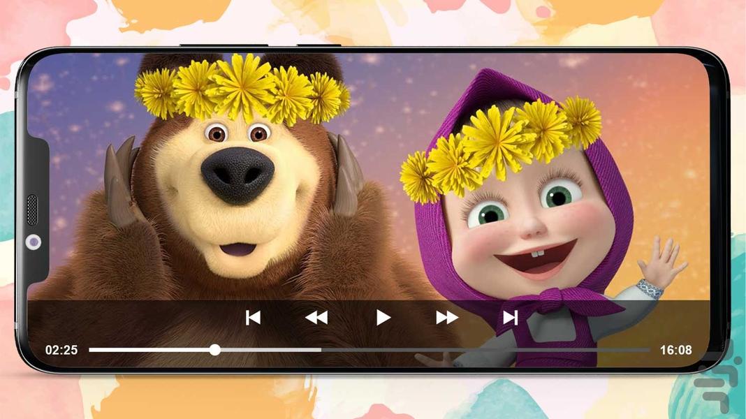 masha and the bear 1 offline cartoon - Image screenshot of android app