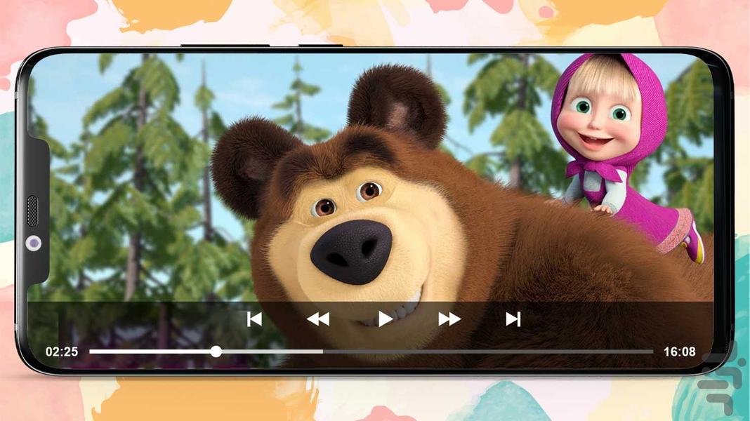 masha and the bear 2 offline cartoon - Image screenshot of android app