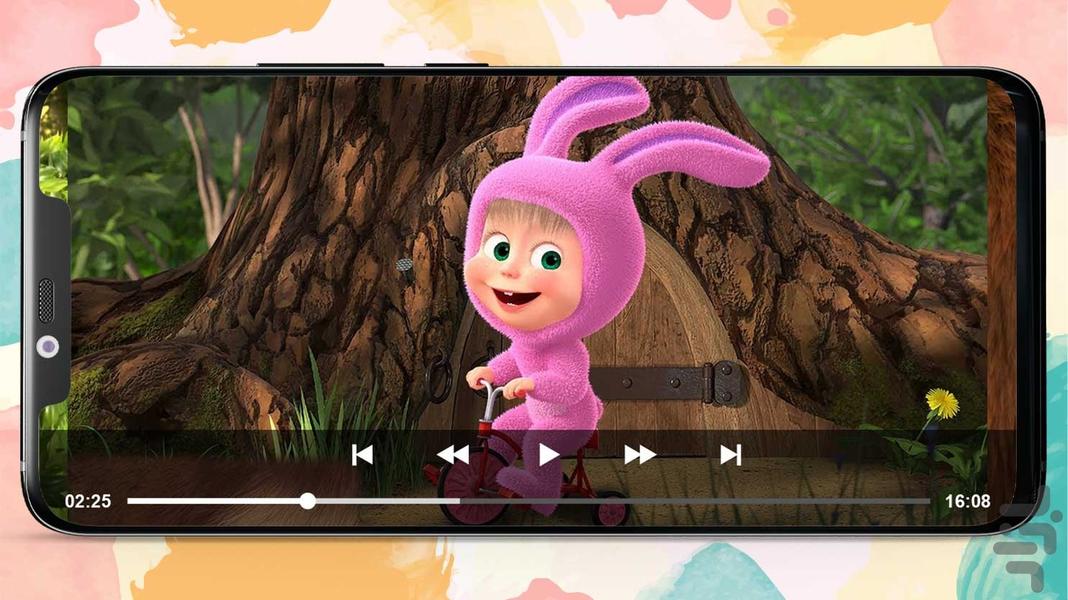 masha and the bear 6 offline cartoon - Image screenshot of android app