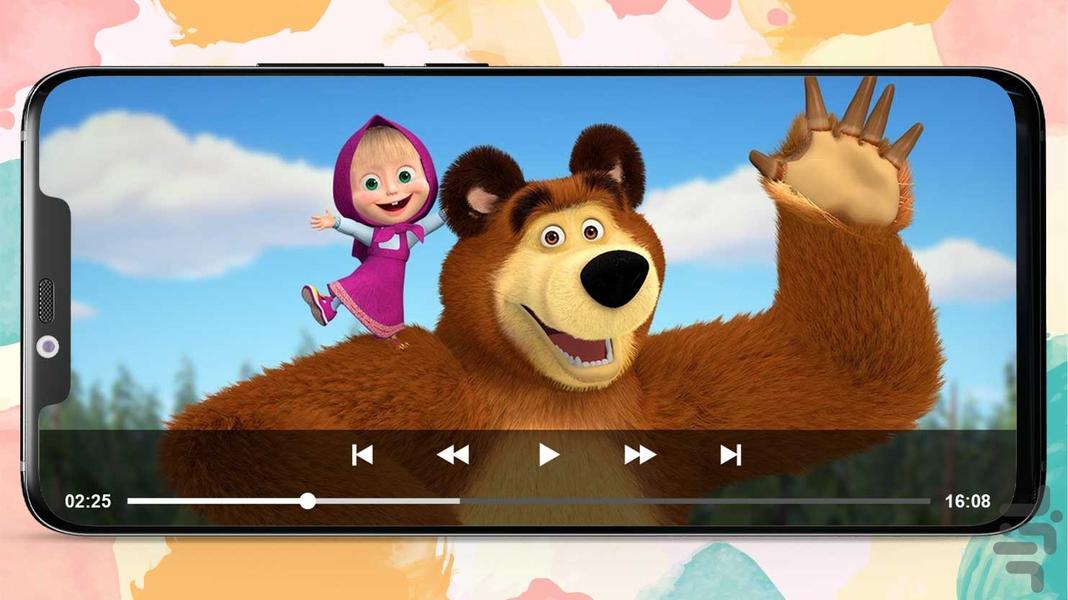 masha and the bear 8 offline cartoon - Image screenshot of android app