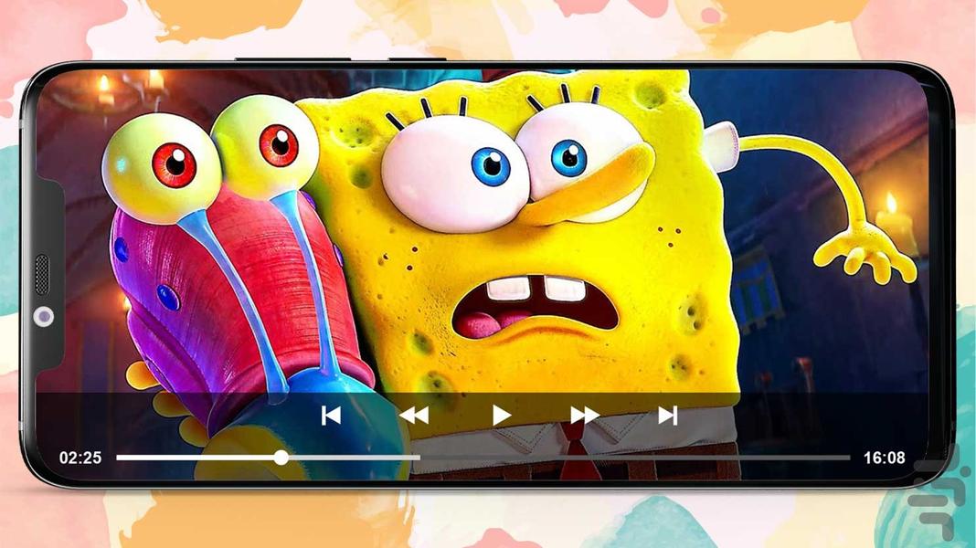 کارتون دوبله باب اسفنجی 2 بدون نت - Image screenshot of android app