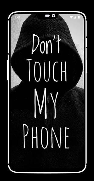 Don't Touch My Phone Wallpaper - Image screenshot of android app