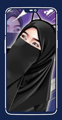Girly Hijab Wallpaper - Image screenshot of android app
