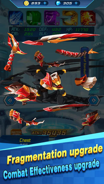 Mecha Beasts God of Battle - Gameplay image of android game