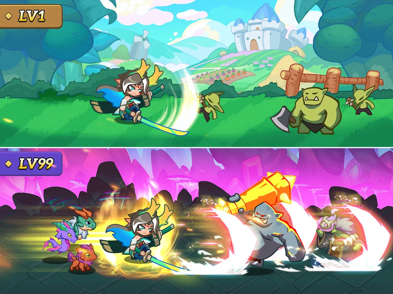 Monster Slayer: Idle RPG Game - عکس برنامه موبایلی اندروید