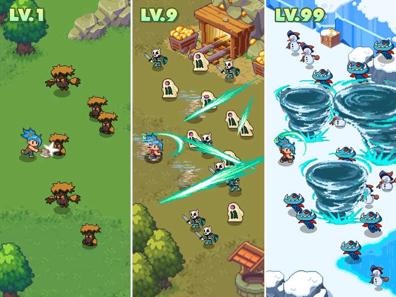 Guardian War: RPG Pixel Hero - عکس بازی موبایلی اندروید