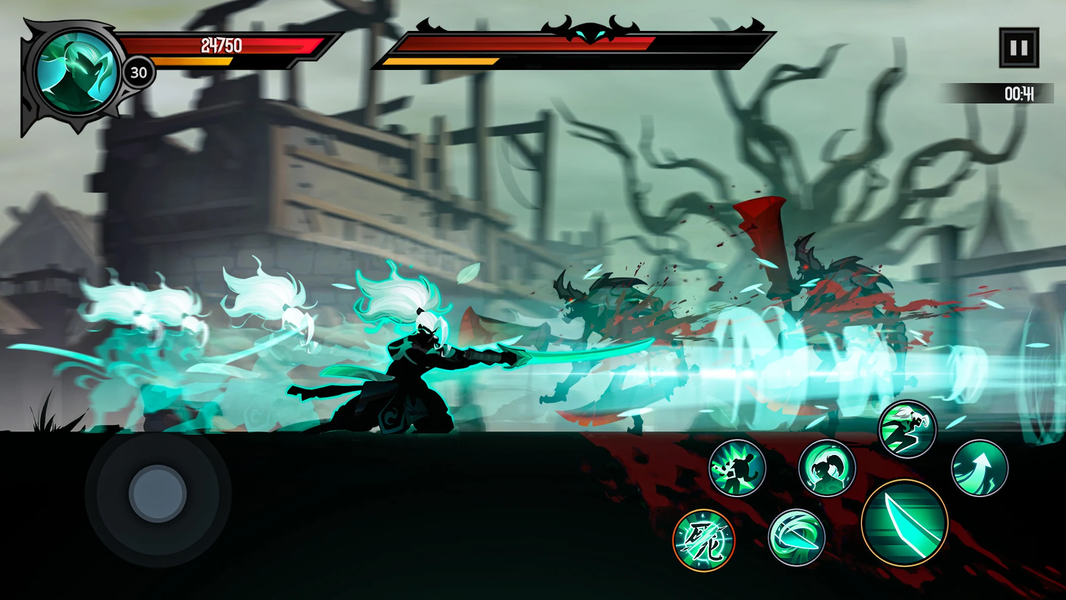 Shadow Knight: Ninja Fighting - Gameplay image of android game