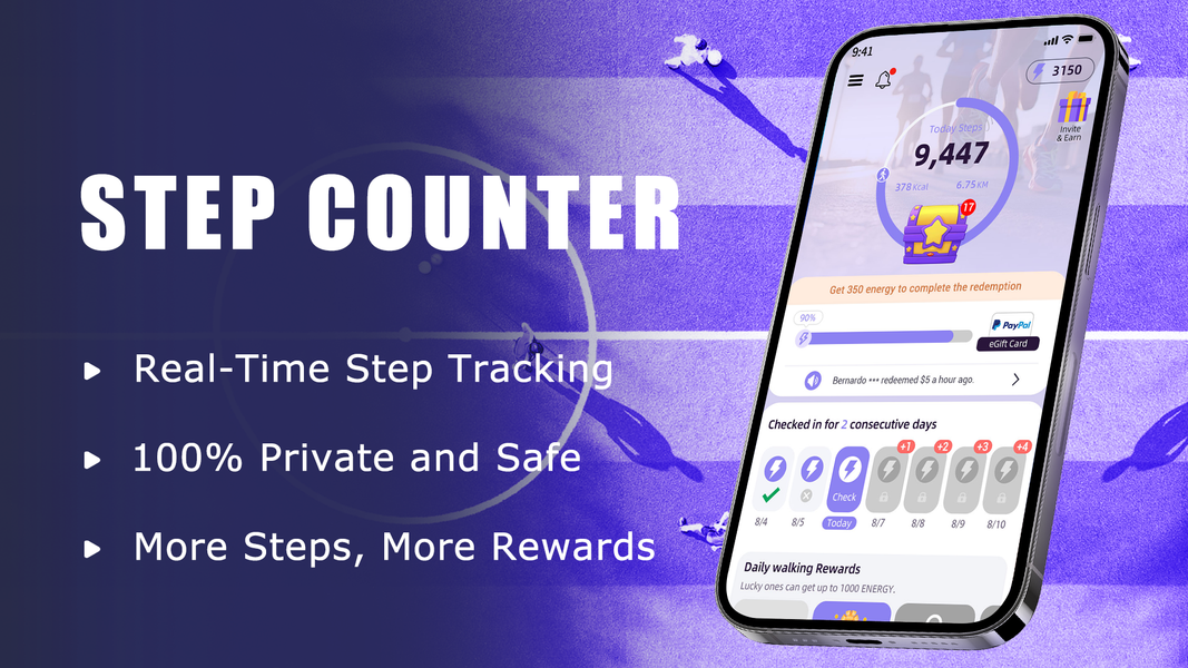 Walk City - Step Counter - عکس برنامه موبایلی اندروید