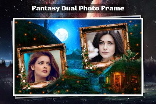 Fantasy Dual Photo Frames - Image screenshot of android app