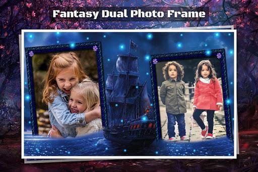 Fantasy Dual Photo Frames - عکس برنامه موبایلی اندروید