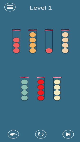 ball sort games:color puzzles - Gameplay image of android game