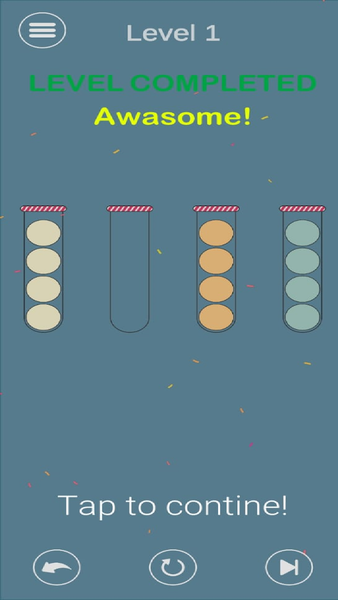 ball sort games:color puzzles - Gameplay image of android game