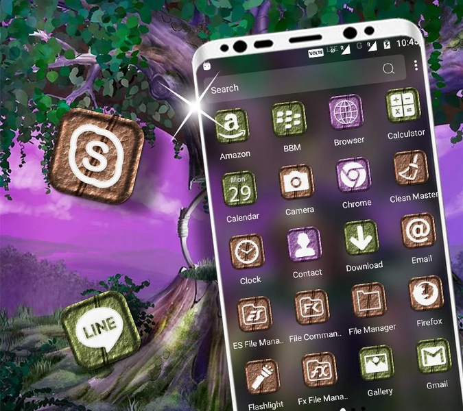 Fantsay Tree House  Theme - Image screenshot of android app