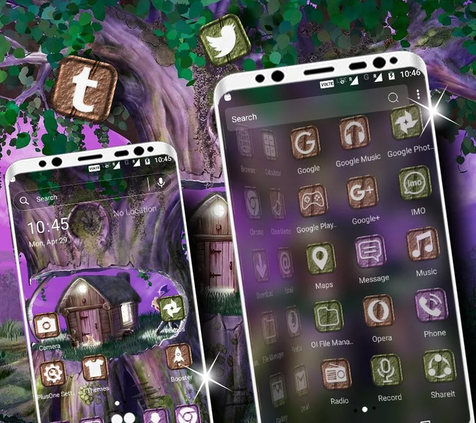 Fantsay Tree House Theme - Image screenshot of android app