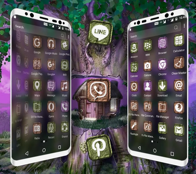 Fantsay Tree House Theme - Image screenshot of android app
