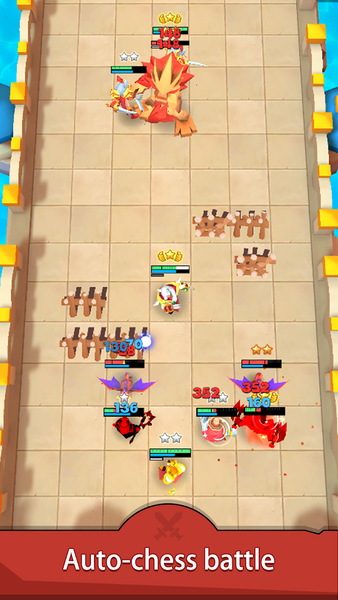Merge Hero Rush - Gameplay image of android game