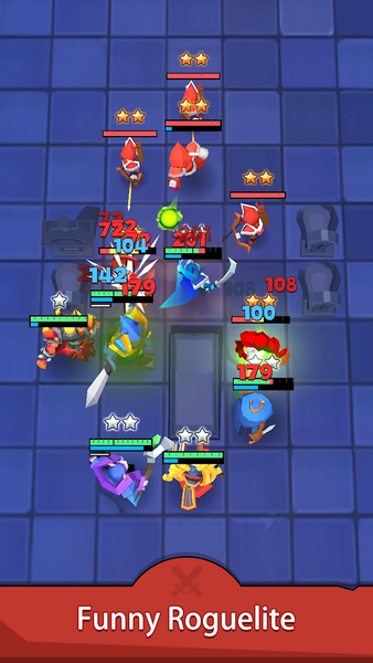 Merge Hero Rush - Gameplay image of android game