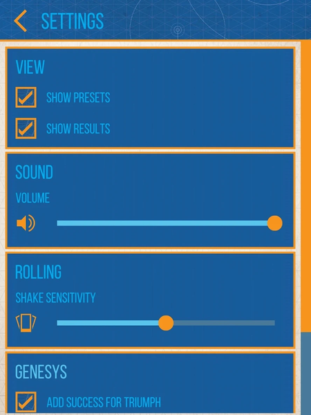 Genesys Dice - عکس برنامه موبایلی اندروید