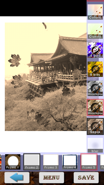 Aki Camera -Autumn & halloween - Image screenshot of android app